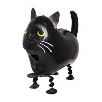 Ходячая фигурка Черный котик